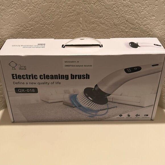 3me Lifestyle QX-018 Electric Cleaning Brush Multifunction Power Scrubber New - Picture 1 of 10